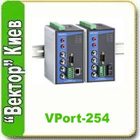 MOXA VPort-254 - 4-  MPEG4/MJPEG 