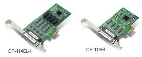  MOXA CP-114EL /114EL-I - 4-  RS-232/422/485 smart PCI Express   2 KV isolation protection