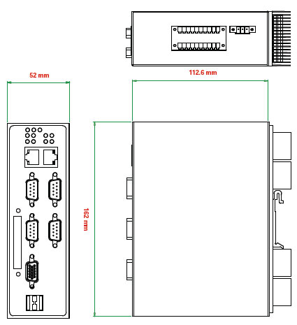 : MOXA IA260 -  RISC    c 4 Serial , 8    , 2  LAN, VGA, CompactFlash, USB