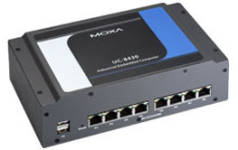 MOXA UC-8430  RISC   8 serial , 3 LAN, 4 DI, 4 DO,  VGA, , 6*USB  CompactFlash