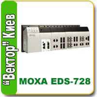 MOXA  MOXA EDS-728 - 24+4G  , ,  Gigabit Ethernet 
